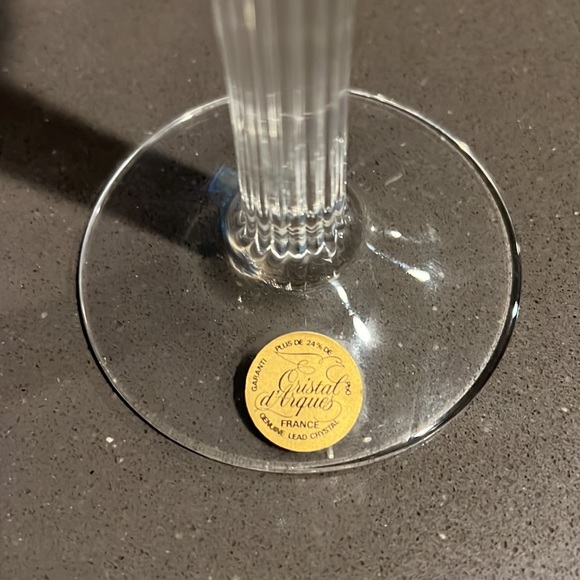 Pair of lead crystal candle holders, made in France - Picture 5 of 5